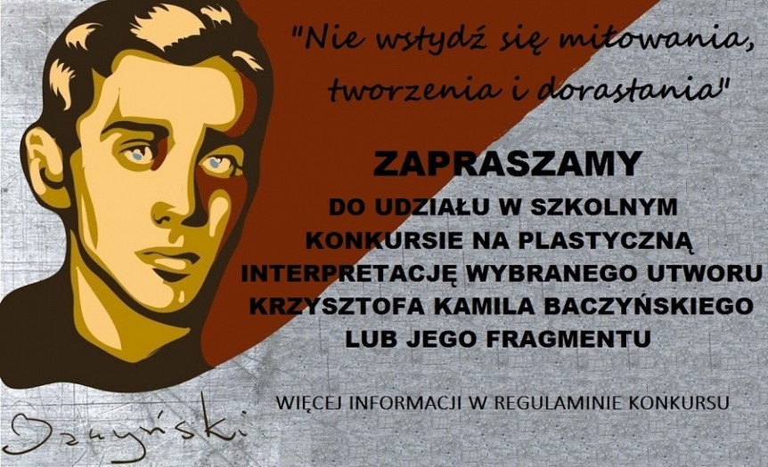 Krzysztof Kamil Baczyński - konkurs plastyczny